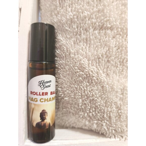 Nag Champa Scented Oil Roller: Aromatherapy for Meditation & Inner Peace - Picture 5 of 10